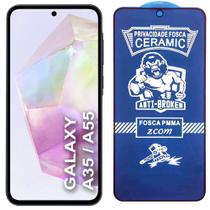 Pelicula 9D Ceramica Privacidade Fosca Compativel com Samsung Galaxy A35/A55
