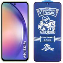 Pelicula 9D Ceramica Privacidade Fosca Compativel com Samsung Galaxy A54 S23 Fe - Ceramics