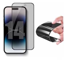 Película 9D Cerâmica Privacidade Para Iphone 14 Pro Max Anti Spy