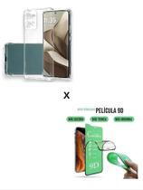 Película 9D Cerâmica Protetora + Capinha Anti Impactos Para Moto G86 5G - LXL