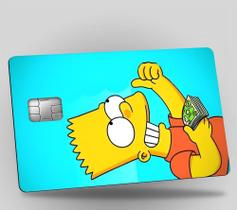 Pelicula Adesiva Cartão De Crédito Débito Simpsons 03 Unidades - Car Premium & ARTES