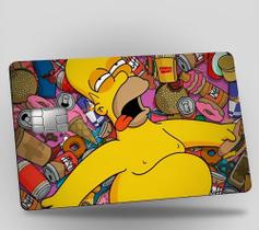 Pelicula Adesiva Cartão De Crédito Débito Simpsons 03 Unidades - Car Premium & ARTES