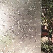 Pelicula Adesiva Eletrostatica 3D para Porta de Vidro Ramo de Folhas 210x200cm Pelicula Adesiva Eletrostatica 3D para Porta de Vidro Ramo de Folhas 210x200cm