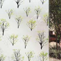 Pelicula Adesiva Eletrostatica para Box de Vidro Jateado Arvore 190x120cm