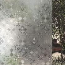 Pelicula Adesiva Eletrostatica para Vidro Blindex Flores 200x60cm Pelicula Adesiva Eletrostatica para Vidro Blindex Flores 200x60cm