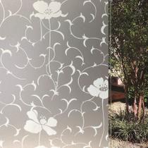 Pelicula Adesiva Eletrostatica para Vidro Blindex Jateado Ramos 200x60cm
