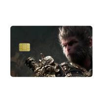 Película Adesiva Holográfica 3D Black Myth Wukong Para Cartões De Crédito E Débito