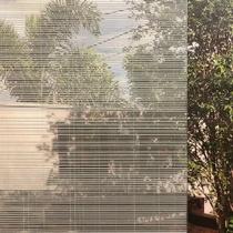 Pelicula Adesiva Vidro Blindex Linhas Branco e Cinza 200x60