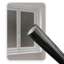 Pelicula Adesivo Eletrostatica Vidro Jateado Preto Fumê