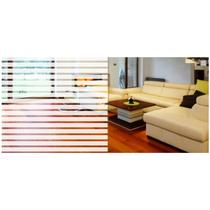 Película Adesivo Jateado Listrado Porta Janela Vidro 0,60cm x 2,0m.