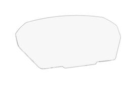 Película anti risco UV protetora de painel Tft speed street triple tiger 800 1200