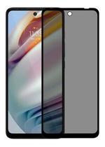 Película Anti Spy Privativa 3D Vidro para Moto G60 Anti Espião