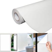 Pelicula Autocolante Branco Fosco Blackout Janela 5m x 50cm
