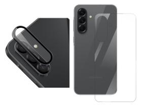Película Câmera Color + Gel Traseira Para Samsung A36 e A56