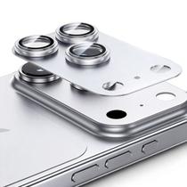 Película Câmera Traseira Compatível Com iPhone 17 Pro Max Ar Alumínio Lente Vidro Temperado Cor:prataKit:1PCS