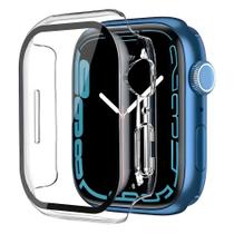 Película Case Protetora Para Apple Watch, 45mm, Resistente a Arranhões, Transparente