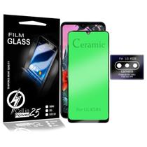 Película Cerâmica 9d + Película Câmera Compatível LG K50S X540BMW 6.5 - Cell In Power25