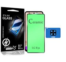 Pelicula Ceramica 9d + Pelicula Camera Compativel LG K52 K420BMW 6.6 6.43 - Cell in Power25