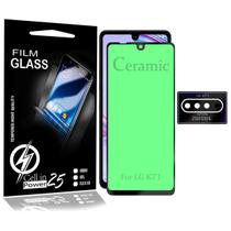 Película Cerâmica 9d + Película Câmera Compatível LG K71 Lmq730baw 6.8 - Cell in Power25
