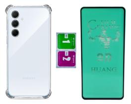 Pelicula Ceramica + Case Capa Anti Impacto Para Galaxy M55