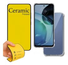 Película Cerâmica Fosca para Moto G05 + Capinha Anti Impactos