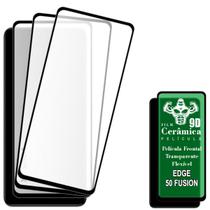 Película Cerâmica Para Edge 50 FUSION Kit 3 PELÍCULAS