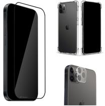 Película Cerâmica Para iPhone 11 Promax + Película da Câmera + Capinha Case