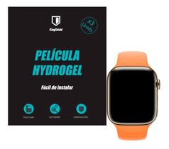 Película Compatível Apple Watch 7 (45MM) KingShield Hydrogel Cobertura Total (3X Unid Tela)