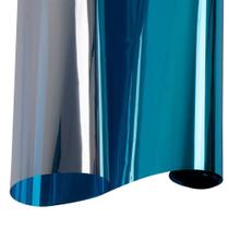 Pelicula controle solar insulfilm azul espelhado 75cmx4metros + espatula Pelicula controle solar insulfilm azul espelhado 75cmx4metros + espatula