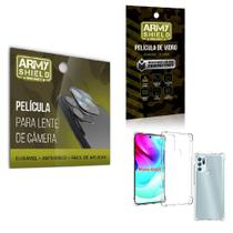 Película De Câmera E Tela Moto G60 S E Capinha Anti Shock