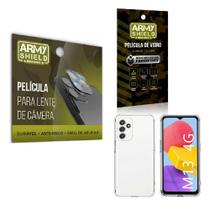 Película De Câmera E Tela Samsung M13 E Capinha Anti Shock