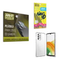 Película De Câmera Samsung A33 Com Capinha Anti Shock