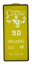 Película De Cerâmica 9D Fosca Cobre Toda Tela Para Samsung S20FE + Kit Limpeza - HUANG