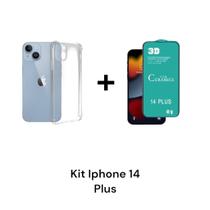 Película De Cerâmica + Capinha Capa Anti Impacto Para Iphone 14 PLUS Película De Cerâmica + Capinha Capa Anti Impacto Para Iphone 14 PLUS