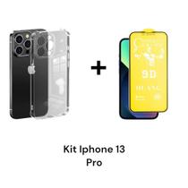 Película De Cerâmica Fosca 9D + Capa Capinha Anti Impacto Para Iphone 13 PRO
