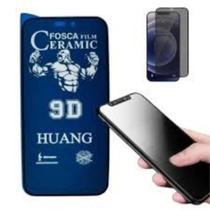 Película de Cerâmica Fosca Privacidade 9d Compativel iPhone 15 / 15 pro / 16