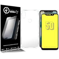 Pelicula De gel 5d + Capa Anti Impacto compativel Moto One XT1941 5.9 - Cell In Power25