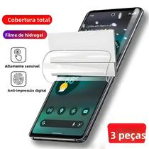 Película de hidrogel HD 3 unidades para Google Pixel 7 Pro 7A 8 8A 6 6A 5A 5 9 XL protetor de tela