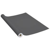 Película de mobiliário VidaXL Autoadesiva Cinza PVC 500x90cm