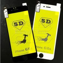 Película de proteção em gel 5D compatível com iPhone 6 6s Plus