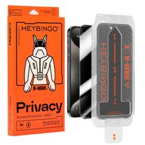 Película de Proteção Privacidade Com Aplicador HeyBingo Iphone 15