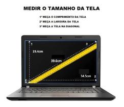 Película De Proteção Tela Notebook ( transparente ou fosca)
