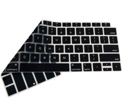 Película De Teclado Compatível Com New Macbook Air 13 A1932 2018 / 2019 Preta
