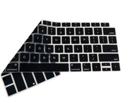 Película De Teclado Compatível Com New Macbook Air 13 A1932 2018 / 2019 Preta