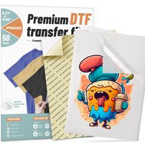 Película de transferência DTF KASYU 50 folhas 21x29,7 cm com bloco de impressão