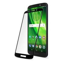 Película De Vidro 3D 5D 6D 9D Full Cover Motorola Moto G6 Plus Com Borda Protetora