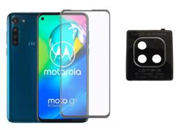 Película De Vidro 3D 5D Motorola Moto G9 Power + Película Nano Lente Câmera