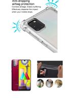 Película De Vidro 3D 5D Samsung Galaxy M31 + Película Da Lente + Capa Reforçada Transparente - DV ACESSORIOS