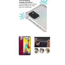 Película De Vidro 3D 5D Samsung Galaxy M31 + Película Da Lente + Capa Reforçada Transparente - s/m