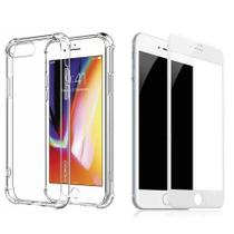 Pelicula De Vidro 3d + Capa Anti Impacto iPhone 6 6s Branco